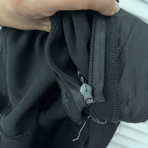 Chanel black pants, vintage 80's straight leg trousers high-rise size IT 36/XS-S - Picture 8 of 11